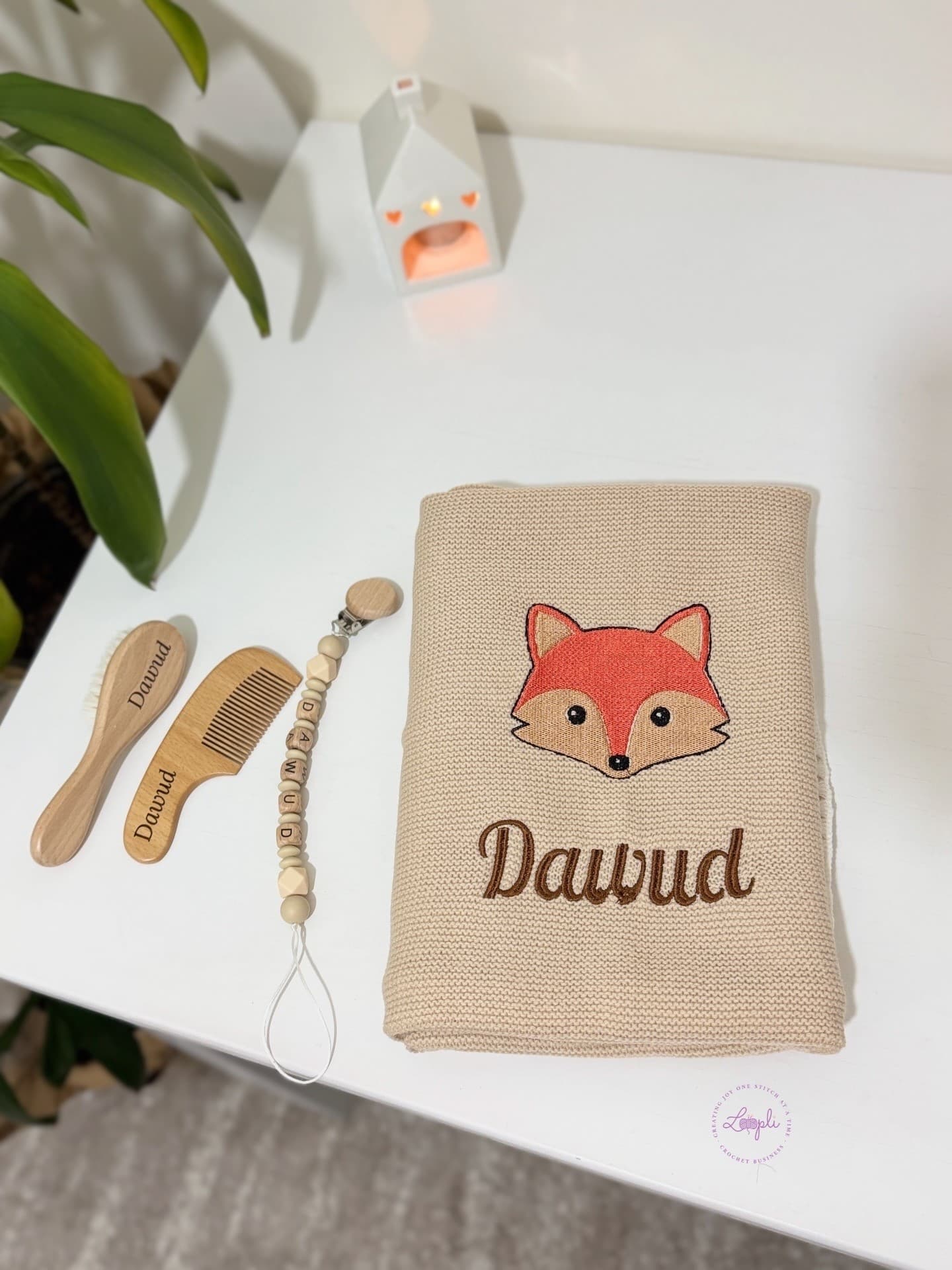 Loopli | Blanket with Fox Gift Box
